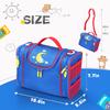 Carrying Case Compatible with Yoto player, Cards Storage Bag with Handle and Shoulder Strap, Travel Storage box for Audio Music Player & Headphone Accessories (Blue) view 4