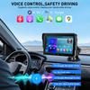 Apple Carplay Screen for Car, 7" Wireless Carplay & Android Auto Car Stereo, Portable Touchscreen with Mirror Link/GPS Navigation/AUX/Voice Control/Bluetooth for All Vehicles view 4