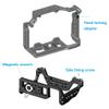 FEICHAO A7R4A Camera Cage Rig with Cold Shoe Mount 1/4, 3/8 Hole Compatible with A7M4 A7R4 A9II A7S3 A7R4A Camera view 3