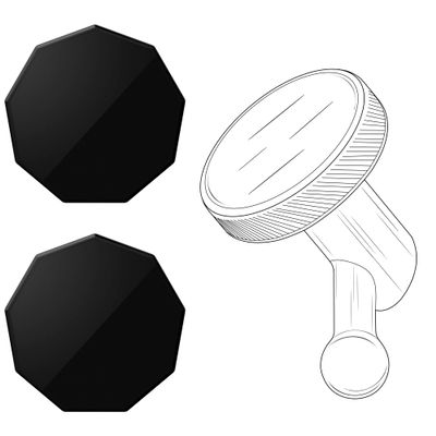 2 Pcs Adhesive Magnet Replacement for Garmin Low Profile Magnetic Mount,Only Windshield Adhesive Piece for Garmin Dash cam Mount