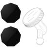 2 Pcs Adhesive Magnet Replacement for Garmin Low Profile Magnetic Mount,Only Windshield Adhesive Piece for Garmin Dash cam Mount view 1