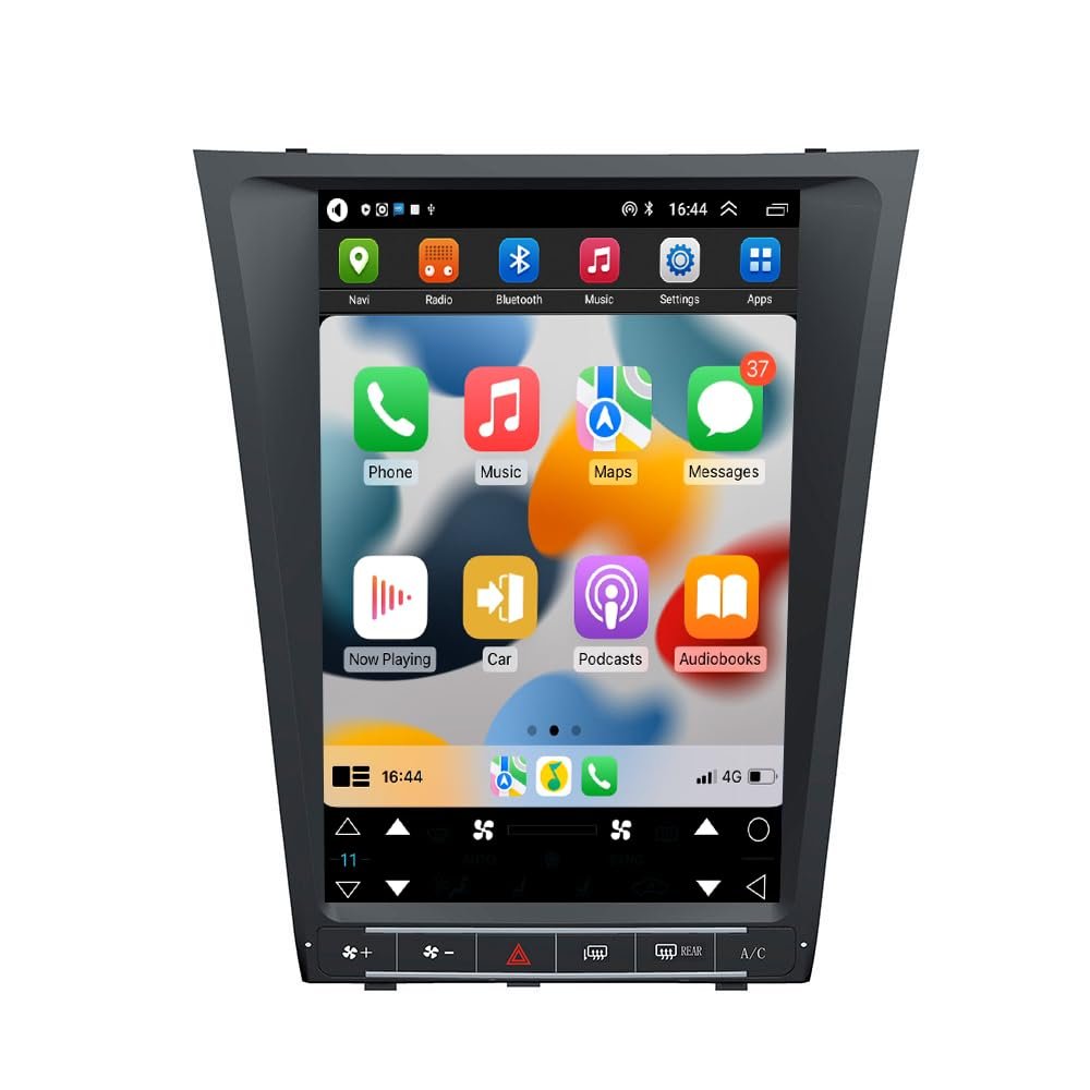 256GB Android 14.0 for Lexus GS GS300 GS350 GS460 2006-2011 Car Stereo Radio GPS Navi Multimedia WiFi RDS 4G Audio Video FM AM 12.8inch