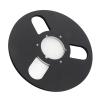 1/4 10 Inch Empty Tape Reel, Aluminum Alloy Material, NAB Recording Tape Reel, 3 Hole Windproof Design for Strength, Professional Accessory for Tape Recorder (Black) view 4