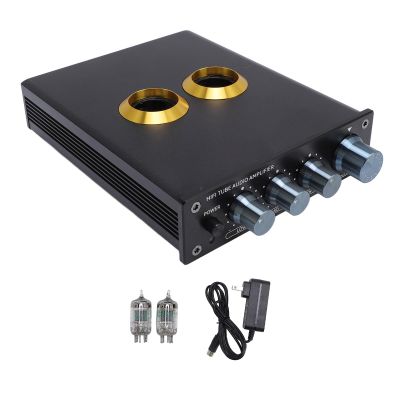 Phono Preamp, Phono Turntable Preamp, Mini Electronic Audio Stereo Phonograph Preamplifier, Bench Preamplifier, HiFi Audiophile Preamplifier, Built in Circuit Guard (US Plug)