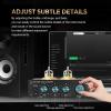 Phono Preamp, Phono Turntable Preamp, Mini Electronic Audio Stereo Phonograph Preamplifier, Bench Preamplifier, HiFi Audiophile Preamplifier, Built in Circuit Guard (US Plug) view 2