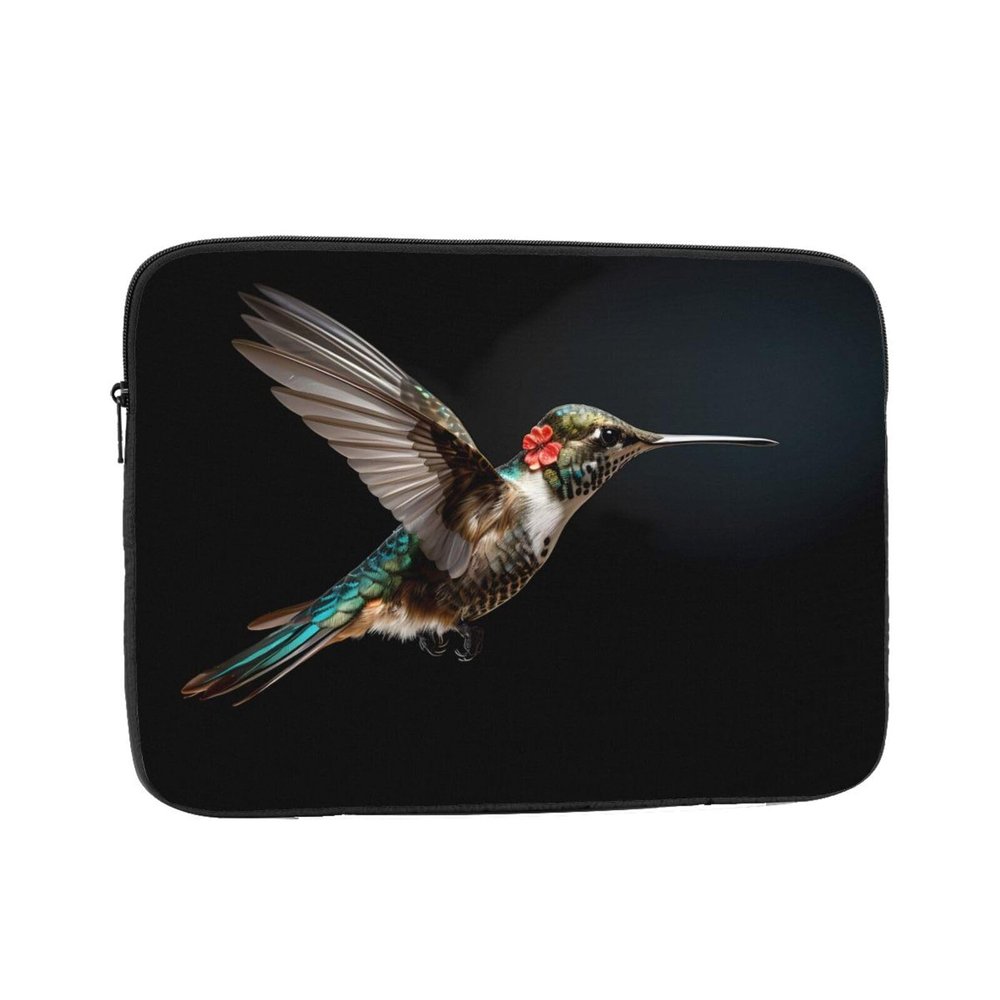 LLKGOT Exquisite Hummingbird Printing Shockproof Portable Laptop Sleeve Bag 13 inch for Men Women Business Travel, Office Daily Use