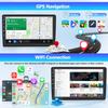Car Stereo Radio for Toyota 4Runner 2003-2009, Tundra 2000-2006, Sequoia 2001-2007, Tacoma 1998-2004, 7Inch TouchSreen Stereo with Wireless CarPlay Android Auto GPS Navigation WiFi Backup Camera view 4