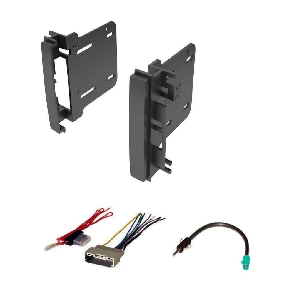 alxiang Double Din Dash Kit for VW,for Ram,for Mitsubishi,for Jeep,for Dodge,for Chrysler Install with Wire Harness &
