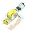 My Cable Mart RJ45 Shielded Modular Plug (toolless) for CAT8 (Single Piece) view 1