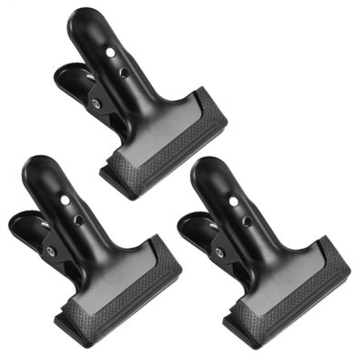 ABOOFAN Backdrop Cloth Spring Clamps 3pcs Background Cloth Clips Clamp for Backdrop St