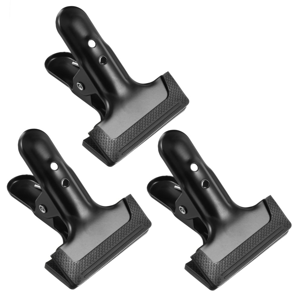 ABOOFAN Backdrop Cloth Spring Clamps 3pcs Background Cloth Clips Clamp for Backdrop St