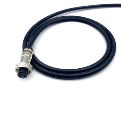 16.4 ft GX12 2 Pin Single Female Cable, GX12 2Pins Single Female Head Aviation Cordset Electrical Connector Panel Mount Circular Metal Adapter Cordset for Ships 5A 200V 20AWG (5meter)
