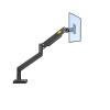 ADPVRLUQ G40 G45 Gas Spring arm 22-40 inch Curved Screen Desktop Monitor Stand 360 Degree Rotation 3-15 kg Monitor mounting arm(Matte Charcoal) view 2