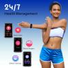 BLUELOVER Men's Women's Smart Watch, 1.47 Inch Sports Band, with Message alerts/Heart Rate/Sleep, for Android Phone/iPhone Compatible Fitness Tracker Smart Smart Watch view 4