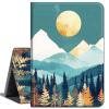 Case for 6" Kindle Paperwhite (10th Generation, 2018 Released),Slim Lightweight Smart Shell Stand Cover with Auto Wake/Sleep for Amazon Kindle Paperwhite 2018 E-Reader,Golden Moon and Forest view 1