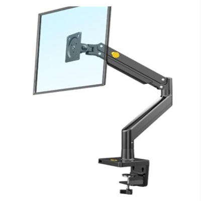 ADPVRLUQ G40 Gas Spring Arm 22-40 Inch Curved Screen Desktop Monitor Stand 360 Degree Rotation 3-15kg Monitor Mounting Arm with USB 3.0 G45(Black)