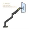 ADPVRLUQ G40 Gas Spring Arm 22-40 Inch Curved Screen Desktop Monitor Stand 360 Degree Rotation 3-15kg Monitor Mounting Arm with USB 3.0 G45(Black) view 2