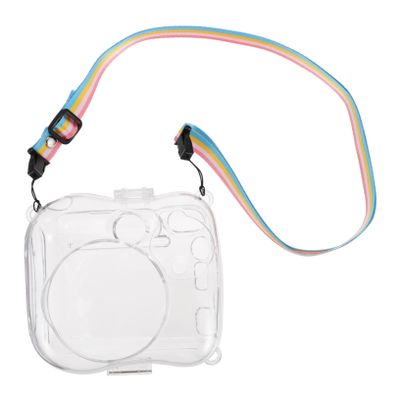 BRIGHTFUFU Instant Camera Case Compatible Mini Scratch-resistant Protection Detachable Shoulder Strap for Travel and Daily Use