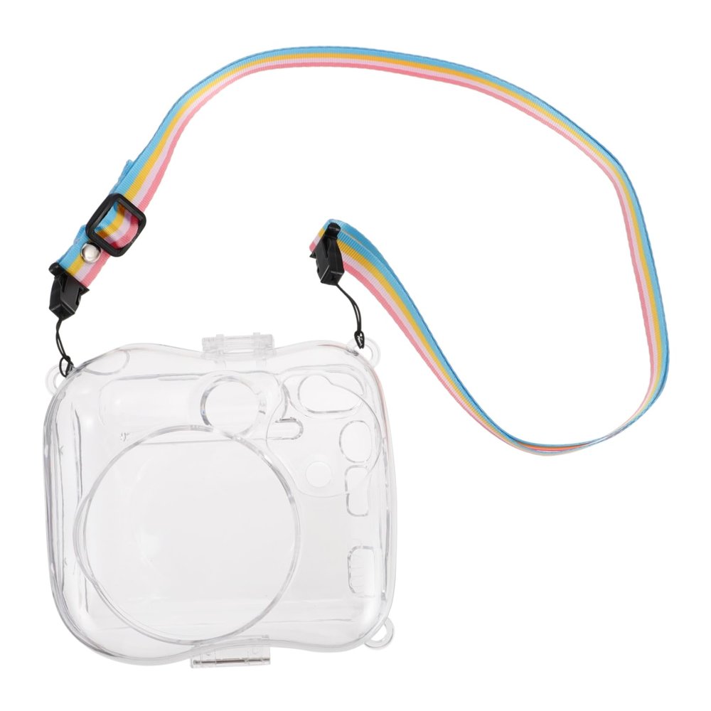 BRIGHTFUFU Instant Camera Case Compatible Mini Scratch-resistant Protection Detachable Shoulder Strap for Travel and Daily Use