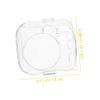 BRIGHTFUFU Instant Camera Case Compatible Mini Scratch-resistant Protection Detachable Shoulder Strap for Travel and Daily Use view 2