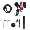 Follow Focus for DSLR and Mirrorless Camera Lenses,with A B Stops,Lens Gear Ring,15mm Rod and Rod Clamp,Camera Follow Focus Compatible with Lens Diameter Up to 114mm view 1