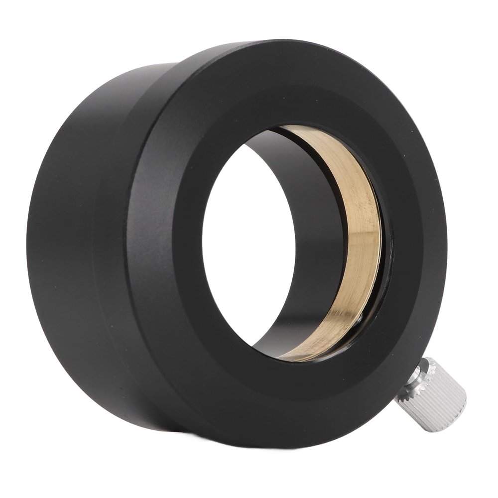 2 Inch 1.25 Inch Telescope Eyepiece Adapter Professional Full Metal Mount Adapter Connects Telescope Accessories DSLR Eyepiece Black
