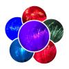 Wen ST Customize Diameter 0.5mm 0.75mm 1mm 1.5mm 2mm 2.5mm Optical Fiber Cable L*/ED Light Engine DIY Starry Sky Effect Decorative(550pcs 0.75mm 4M) view 4