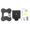 CHICIRIS Speaker Wall Mount Brackets, Heavy Duty Metal Mounts for HW Q990D Q990B, Q990C, Q930B, C, SX Q990B Surround Sound Speakers, Rotatable, Space Saving, Easy Installation view 3