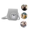 Yardenfun 1pc Instant Camera Case Shoulder Strap Cute Pu Protector for Mini Scratch-resistant Travel and Photography view 2
