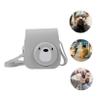 DOITOOL 1pc Pu Camera Case for Mini Cute Protective Bag with Shoulder Strap for Beach Parties and Daily Use Prevents Damage and Dirt view 2