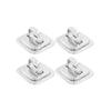 Homoyoyo 4pcs Laptop Security Anchor Base Plate for -Theft Cable Locks Design for Various Models Stable and Secure Laptop Locking for Office Study and Travel view 1