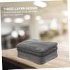 Artibetter Three-Layer Waterproof Digital Storage Bag for Electronics Accessories Multi-Functional Data Cable Organizer Pouch for Travel and Home Use Black view 3