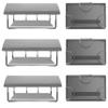 TidyFriend Rubberized Under Desk Laptop Mount - 9 Racks in 3 Sets, Laptop Under Desk Mount, Organizer Rack with Screws view 1