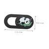 6pcs Webcam Cover for Laptop Computer Tablet Adorable Panda Pattern Slide Design view 4