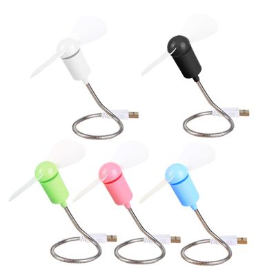 KESYOO 5pcs Usb Mini Flexible Fan Fan for Notebook Quiet Operation Lightweight Design Random Colors for Home and Travel