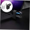 Artibetter 2pcs USB Hub Ports Multi-Function Adapter Extension Splitter for Laptop Compatible Multiple Systems Lightweight and Black White view 2