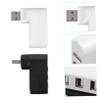 Artibetter 2pcs USB Hub Ports Multi-Function Adapter Extension Splitter for Laptop Compatible Multiple Systems Lightweight and Black White view 3