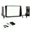 Double DIN Car Stereo Installation Kit Compatible with Toyota Corolla 2003, 2004, 2005, 2006, 2007, and 2008 for Factory Amplified Models view 1