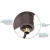 AW4-LS-BR 4" Landscape Satellite Speaker view 3