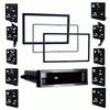 Single/Double DIN Car Stereo Installation Kit Compatible with Toyota Corolla 1993, 1994, 1995, 1996, and 1997 - Non Amplified Models view 2