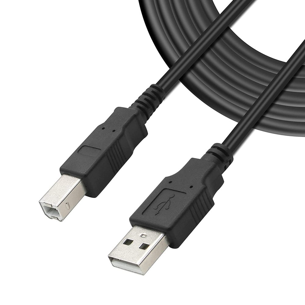 DIGITMON Premium 10 Feet USB 2.0 Replacement Printer Cable Compatible for Epson OMNILINK TM-T20II