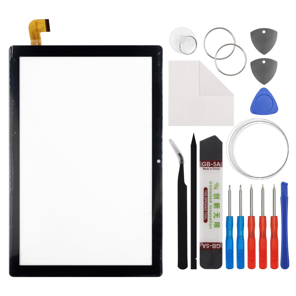 E-yiiviil Touch Screen Panel Digitizer (Without LCD Display) Compatible with Apolosign M108 10.1 inch with Tools