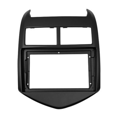 2Din Car DVD Frame Audio Fitting Adaptor Dash Trim Kits Facia Compatible with AVEO SONIC 2011 12 13 Double Radio Player
