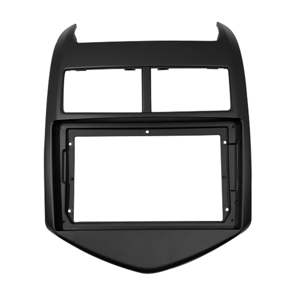 2Din Car DVD Frame Audio Fitting Adaptor Dash Trim Kits Facia Compatible with AVEO SONIC 2011 12 13 Double Radio Player