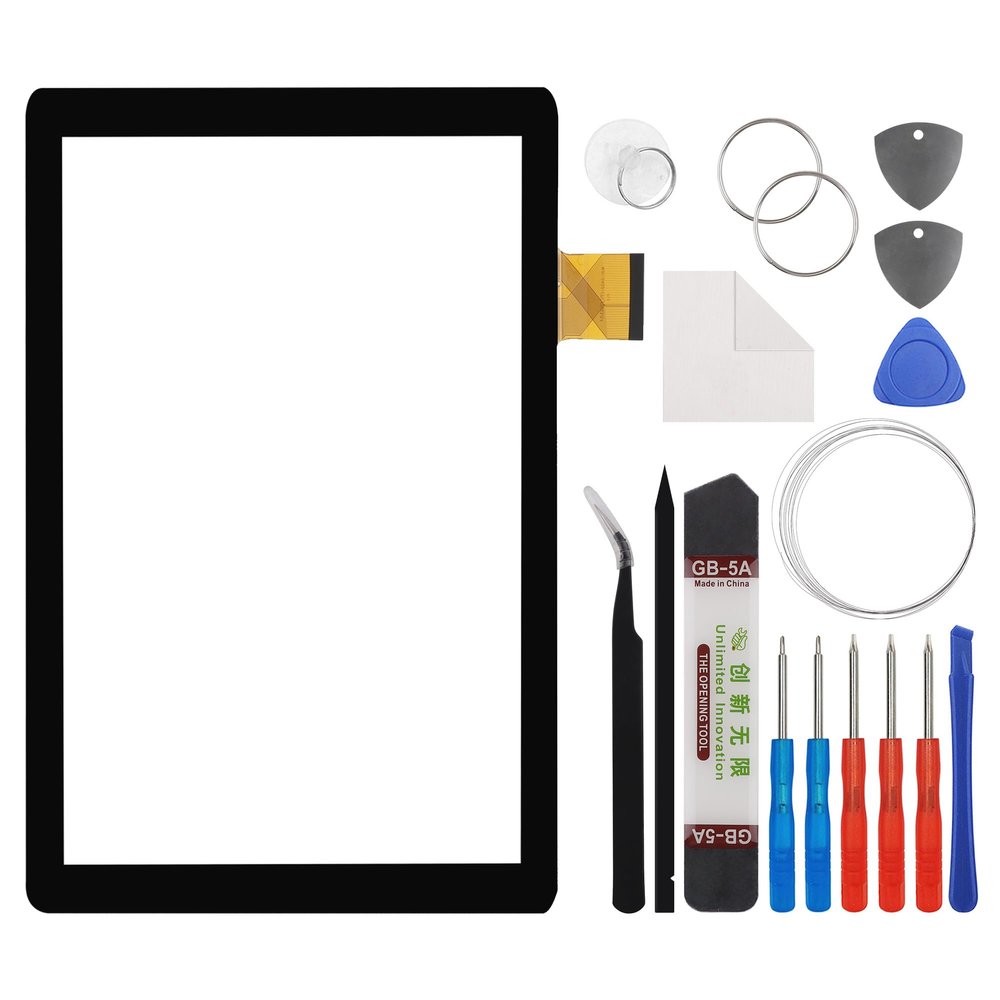 E-yiiviil Touch Screen Panel Digitizer (Without LCD Display) Compatible with Visual Land Prestige Elite 10QH ME-10QH 10.1 inch with Tools