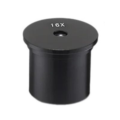 1PCS 23.2mm Interface Mount Size Microscope Eyepiece 5X 10X 12.5X 16X Optical Lens Eyepieces for Microscopes(1PCS 16X)