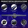 LUMINA 12.5" 3D Holographic Fan, Hologram Fan with 3D Video Projector Display, IOS/Android Wi-Fi App Control, 1024x256px HD Resolution, Bluetooth Sound, Free 3D Video Library, MP4, MOV, AVI, JPEG, PNG view 2