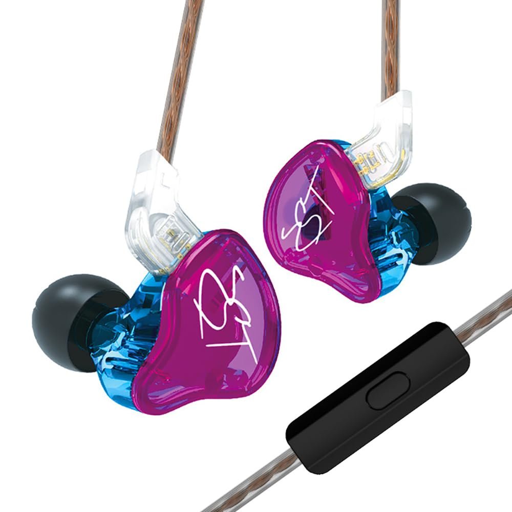 KZ-ZST Wired Earbuds Hybrid Banlance Armature with Dynamic in-Ear Earphone