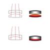 1PCS 34 40 42 52MM Achromatic Lens Telescope Eyepiece Microscope Optical Stage Light Double Convex Biconvex Lens(D42mm FL141) view 4