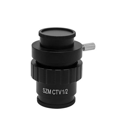 JOEBO Microscope Kit 1/2 TV1/3 for Microscope Replacement Accessories, Trinocular Microscopio Camera Microscope Lens Adapters(TV12)
